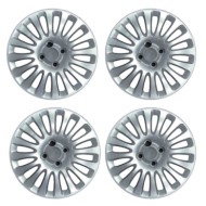 Copricerchi Da 15" Pollici Compatibili Per Fiat Grande Punto Evo Dal 2009 Al 2012 Articolo Non Originale E Senza Logo