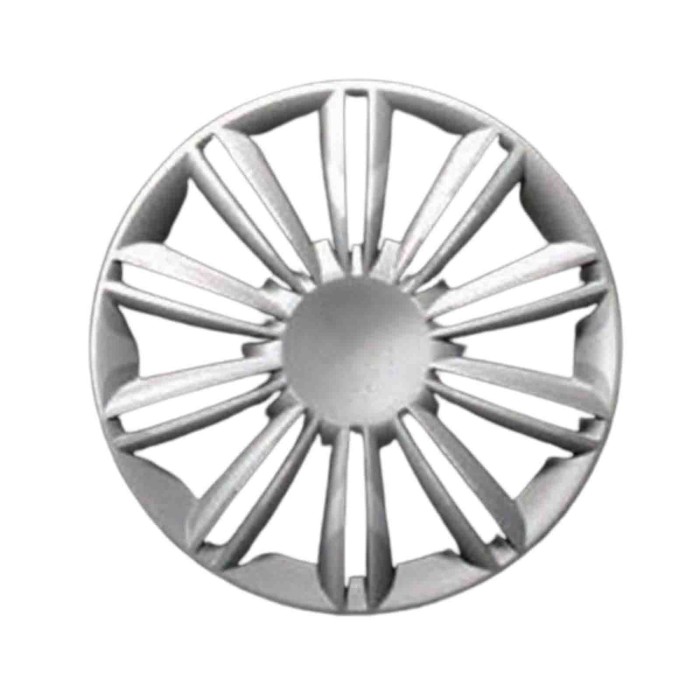 754-15 4 PEZZI.JPG Copricerchi Da 15" Pollici Compatibili Per Fiat Musa Restyling Dal 2008 Al 2012 Articolo Non Originale E Senz