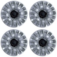 757-15.JPG Copricerchi Da 15" Pollici Compatibili Per Fiat 500L Dal 2012 Al 2017 Articolo Non Originale E Senza Logo