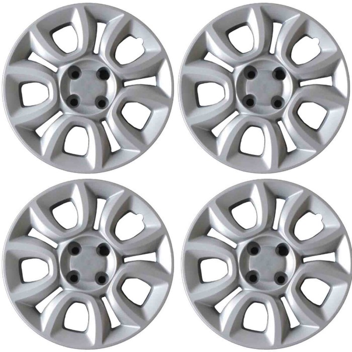 760-15.JPG Copricerchi Da 15" Pollici Compatibili Per Fiat Panda 3° Serie Dal 2012 Al 2025 Articolo Non Originale E Senza Logo