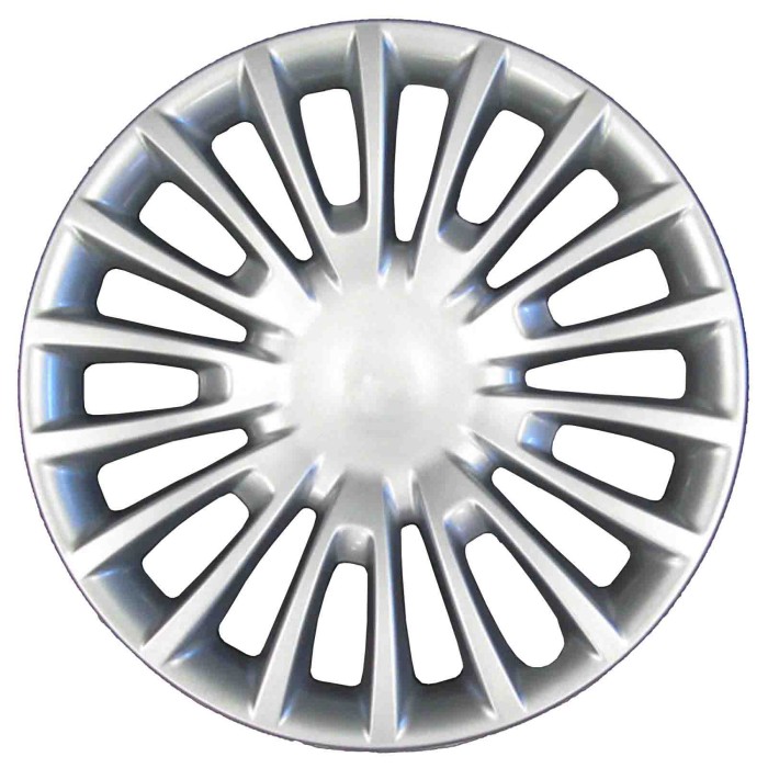 761-16_4 PEZZI.jpg Copricerchi Da 16" Pollici Compatibili Per Fiat Nuova Croma Dal 2005 Al 2010 Articolo Non Originale E Senza L