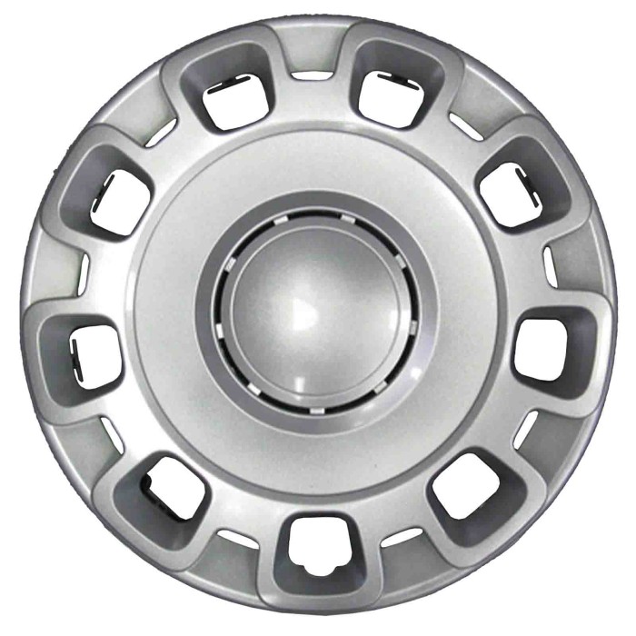 762-15_4 PEZZI.jpg Copricerchi Da 15" Pollici Compatibili Per Fiat 500 S Dal 2012 Al 2015 Articolo Non Originale E Senza Logo