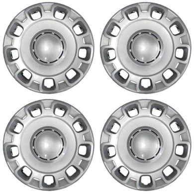 762-15.JPG Copricerchi Da 15" Pollici Compatibili Per Fiat 500 S Dal 2012 Al 2015 Articolo Non Originale E Senza Logo