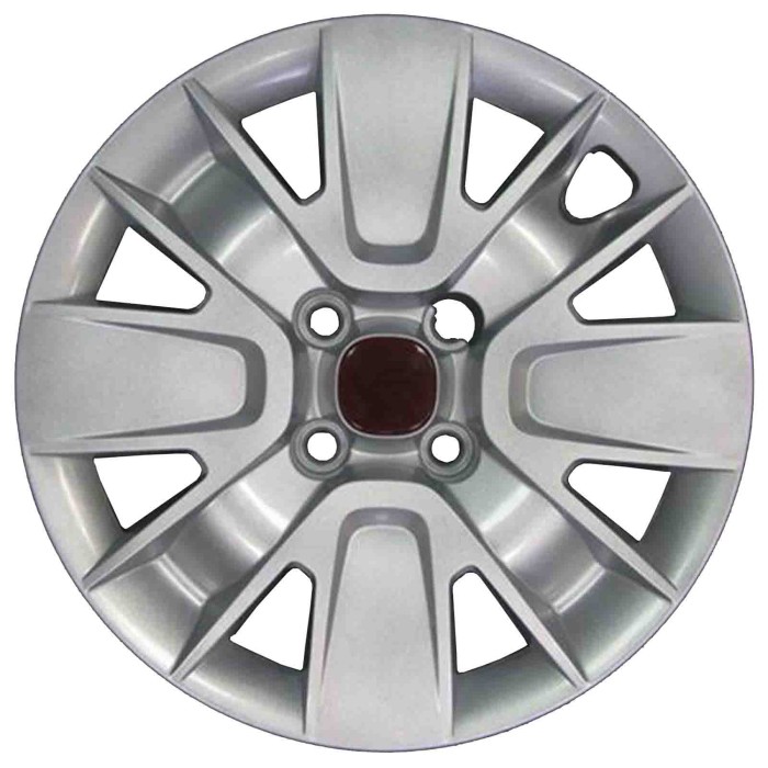 767-14_4 PEZZI.jpg Copricerchi Da 14" Pollici Compatibili Per Fiat Panda 3° Serie Dal 2012 In Poi Articolo Non Originale E Senza