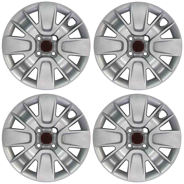 767-14.JPG Copricerchi Da 14" Pollici Compatibili Per Fiat Panda 3° Serie Dal 2012 In Poi Articolo Non Originale E Senza Logo