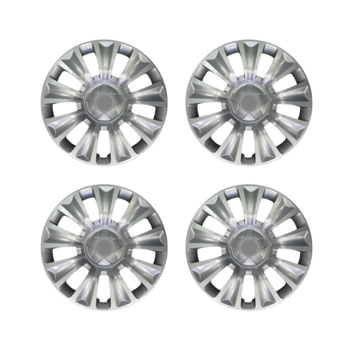 786-16.jpg Copricerchi Da 16" Pollici Compatibili Per Fiat Tipo Dal 2015 Al 2024 Articolo Non Originale E Senza Logo