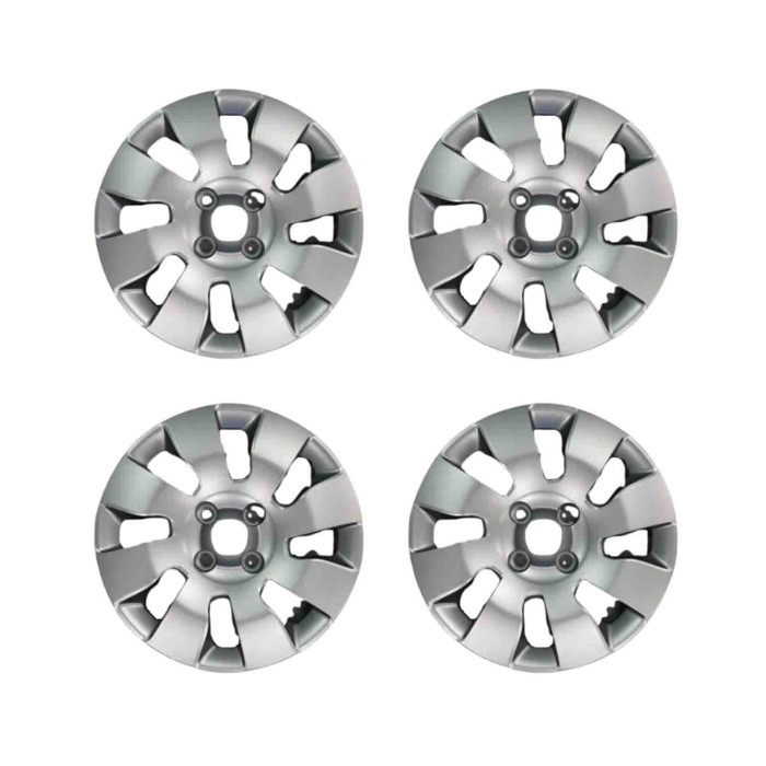 772-14.JPG Copricerchi Da 14" Pollici Compatibili Per Fiat Panda Dal 2012 In Poi Articolo Non Originale E Senza Logo