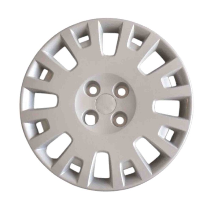 801-15 4 PEZZI.JPG Copricerchi Da 15" Pollici Compatibili Per Peugeot New Bipper Dal 2008 Al 2016 Articolo Non Originale E Senza