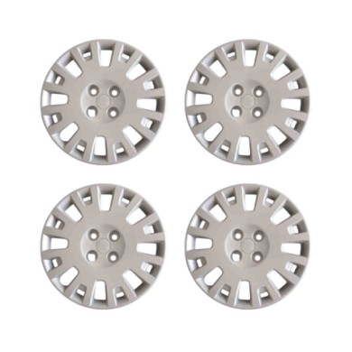 801-15.JPG Copricerchi Da 15" Pollici Compatibili Per Peugeot New Bipper Dal 2008 Al 2016 Articolo Non Originale E Senza Logo