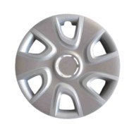 809-15 4 PEZZI.JPG Copricerchi Da 15" Pollici Compatibili Per Renault Clio Dal 2010 Al 2018 Articolo Non Originale E Senza Logo