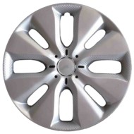 810-15_4 PEZZI.jpg Copricerchi Da 15" Pollici Compatibili Per Citroen C3 Dal 2010 Al 2016 Articolo Non Originale E Senza Logo