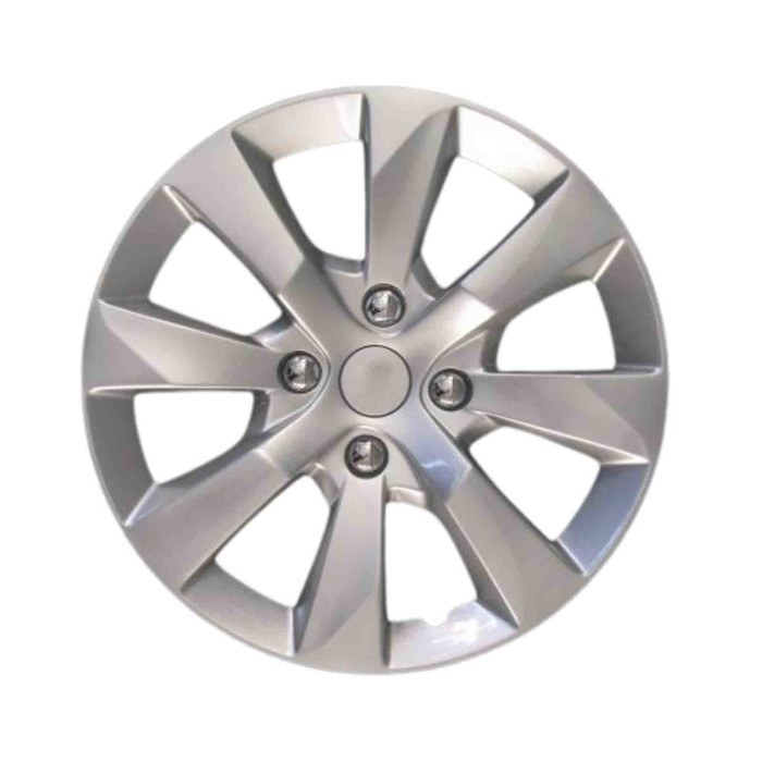 811-15 4 PEZZI.JPG Copricerchi Da 15" Pollici Compatibili Per Peugeot 2008 Dal 2013 Al 2019 Articolo Non Originale E Senza Logo