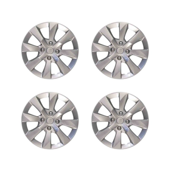 811-15.JPG Copricerchi Da 15" Pollici Compatibili Per Peugeot 2008 Dal 2013 Al 2019 Articolo Non Originale E Senza Logo