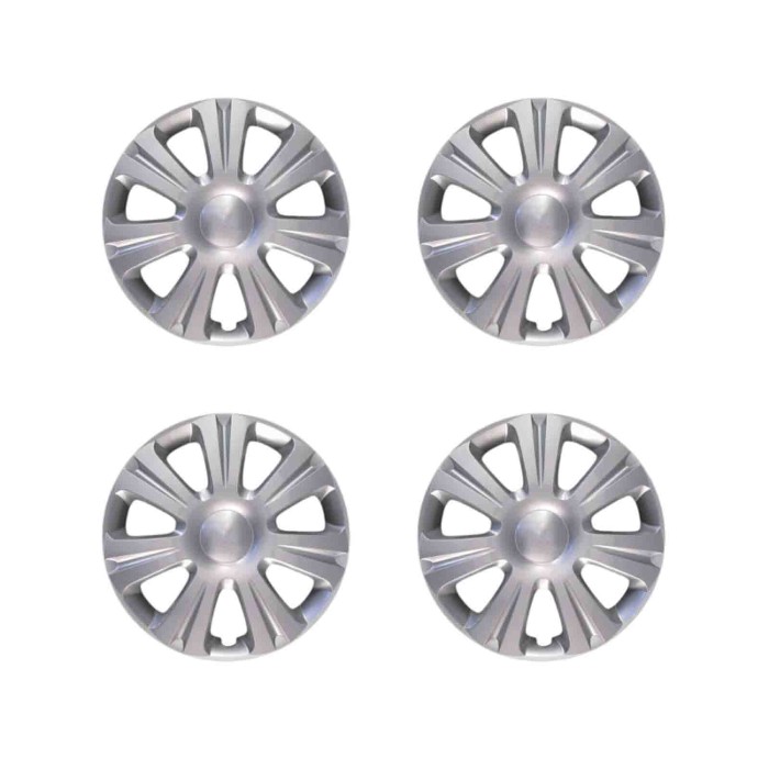 812-16.JPG Copricerchi Da 16" Pollici Compatibili Per Ford Kuga Dal 2008 Al 2013 - C-Max Dal 2010 Al 2015 Senza Logo