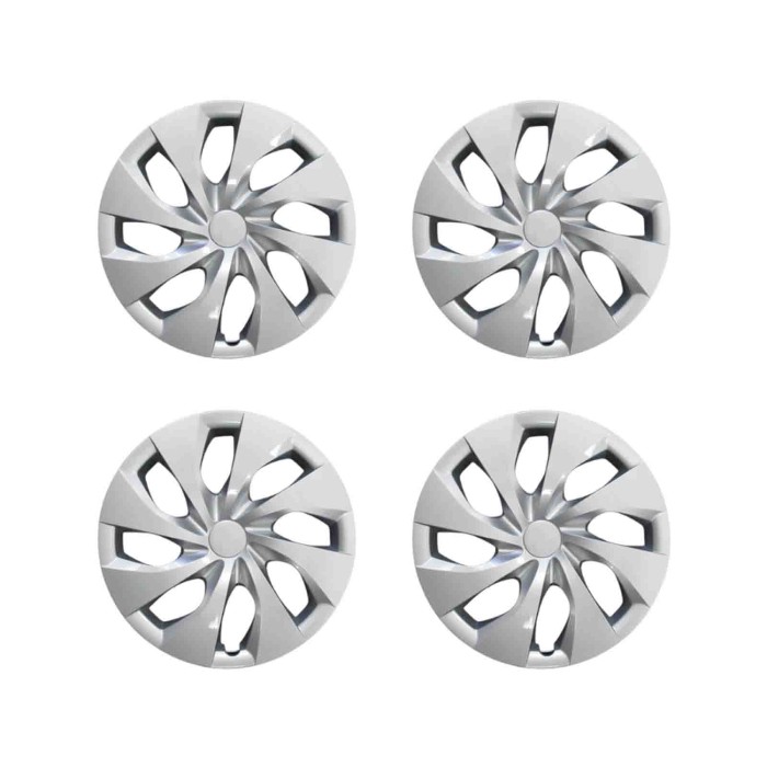 816-16.JPG Copricerchi Da 16" Pollici Compatibili Per Toyota Auris Dal 2013 Al 2019 Articolo Non Originale E Senza Logo