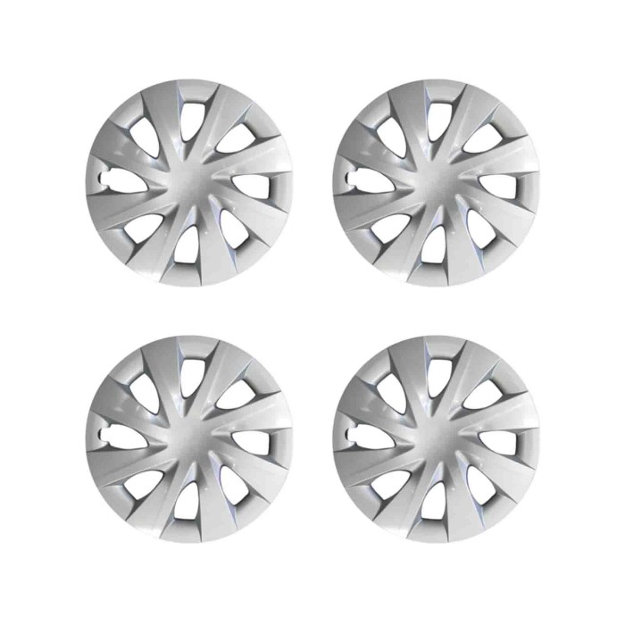 817-15.JPG Copricerchi Da 15" Pollici Compatibili Per Toyota Yaris Dal 2013 Al 2018 - Verso Dal 2013 Al 2018 Senza Logo