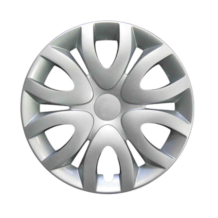 819-15 4 PEZZI.JPG Copricerchi Da 15" Pollici Compatibili Per Tenault Clio Iv Dal 2012 Al 2020 Articolo Non Originale E Senza Lo