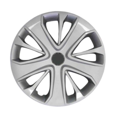 827-15 4 PEZZI.JPG Copricerchi Da 15" Pollici Compatibili Per Renault Clio Dal Iv 2016 Al 2019 Articolo Non Originale E Senza Lo