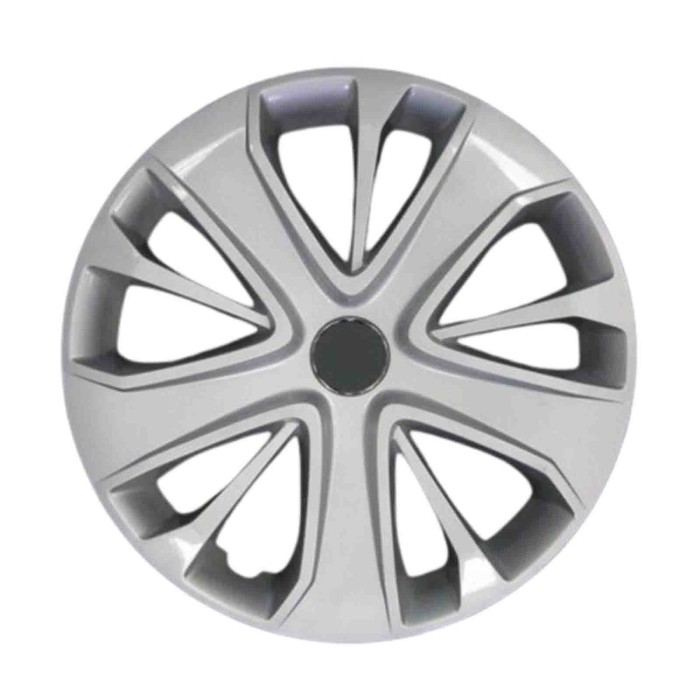 827-15 4 PEZZI.JPG Copricerchi Da 15" Pollici Compatibili Per Renault Clio Dal Iv 2016 Al 2019 Articolo Non Originale E Senza Lo