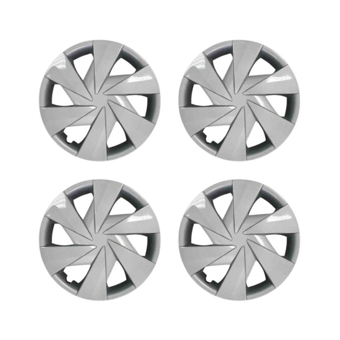 837-15.JPG Copricerchi Da 15" Pollici Compatibili Per Toyota Aygo Dal 2014 Al 2021 Articolo Non Originale E Senza Logo