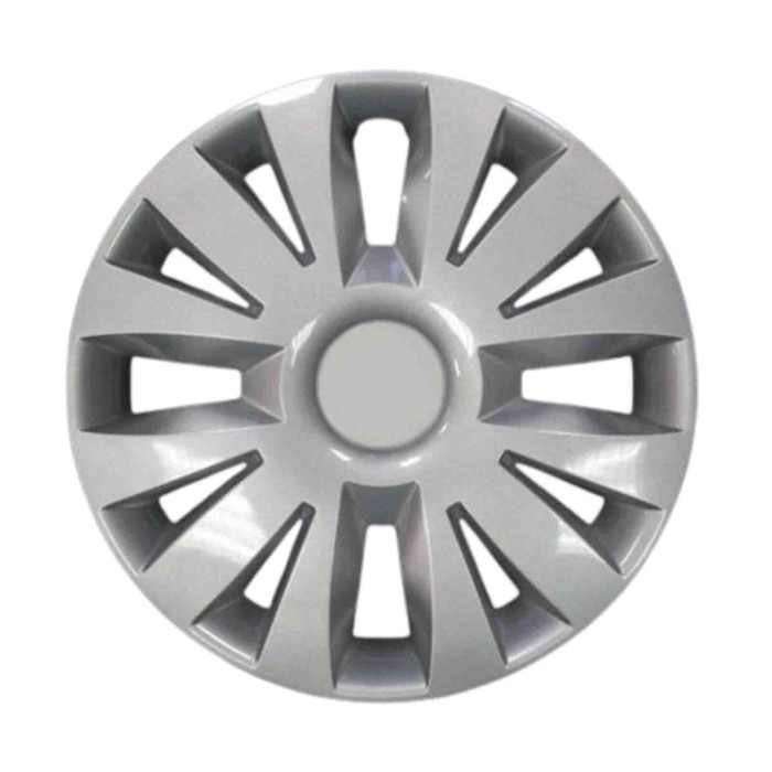 838-15 4 PEZZI.JPG Copricerchi Da 15" Pollici Compatibili Per Renault Clio Iii Dal 2005 Al 2013 - Modus Dal 2004 Al 2013 Senza L