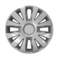 838-15 4 PEZZI.JPG Copricerchi Da 15" Pollici Compatibili Per Renault Clio Iii Dal 2005 Al 2013 - Modus Dal 2004 Al 2013 Senza L