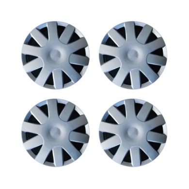 445-14.JPG Copricerchi Da 14" Pollici Compatibili Per Peugeot 107 1° Serie Dal 2005 Al 2014 - Bipper Dal 2007 Al 2015 Senza Logo