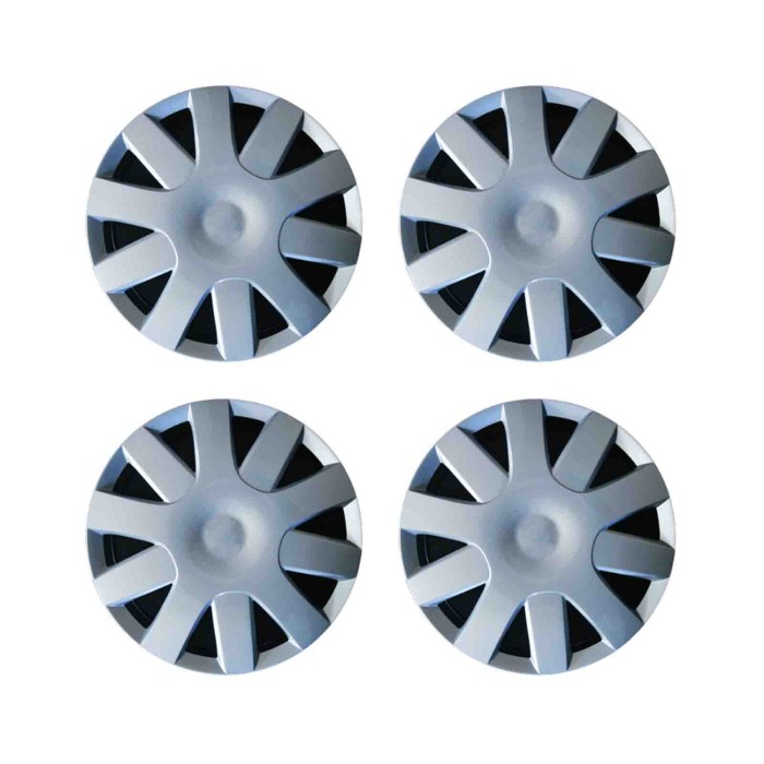 445-14.JPG Copricerchi Da 14" Pollici Compatibili Per Peugeot 107 1° Serie Dal 2005 Al 2014 - Bipper Dal 2007 Al 2015 Senza Logo