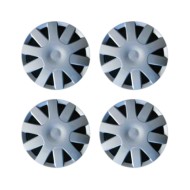Copricerchi Da 14" Pollici Compatibili Per Peugeot 107 1° Serie Dal 2005 Al 2014 - Bipper Dal 2007 Al 2015 Senza Logo