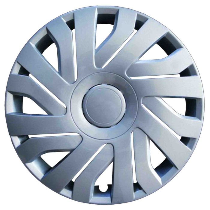 451-14_4 PEZZI.jpg Copricerchi Da 14" Pollici Compatibili Per Citroen C3 Restyling Dal 2005 Al 2010 - Nemo Dal 2007 Al 2012 Senz