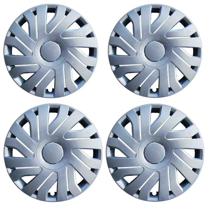 451-14.JPG Copricerchi Da 14" Pollici Compatibili Per Citroen C3 Restyling Dal 2005 Al 2010 - Nemo Dal 2007 Al 2012 Senza Logo