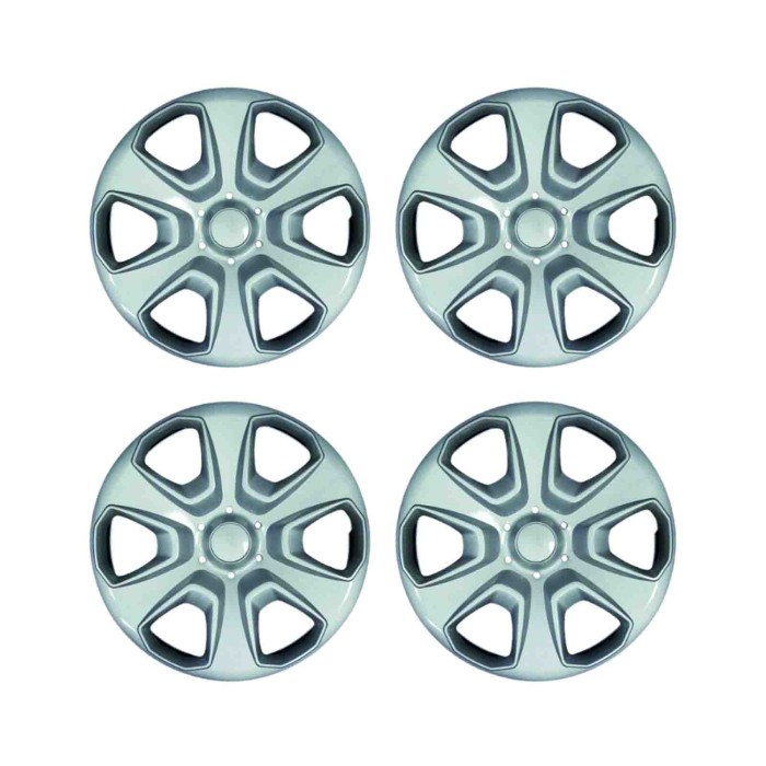 482-15.JPG Copricerchi Da 15" Pollici Compatibili Per Ford Fiesta Mk6 Dal 2008 Al 2016 Articolo Non Originale E Senza Logo