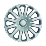 486-15 4 PEZZI.JPG Copricerchi Da 15" Pollici Compatibili Per Ford Fiesta Dal 2008 Al 2017 Articolo Non Originale E Senza Logo