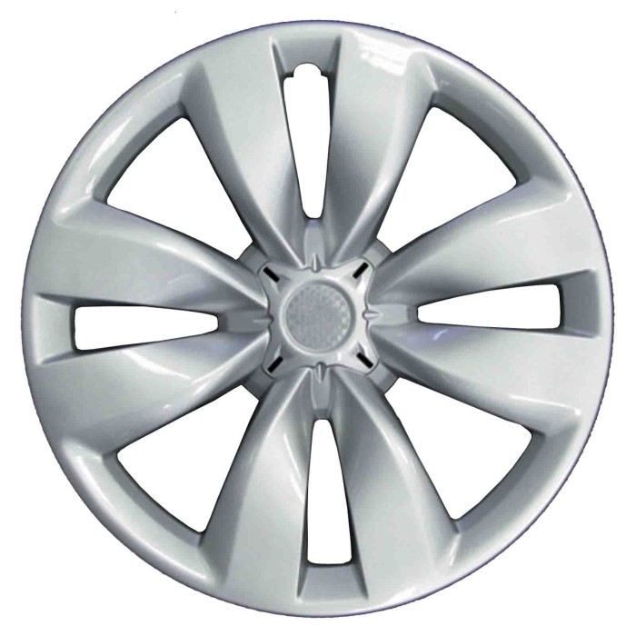 495-15_4 PEZZI.jpg Copricerchi Da 15" Pollici Compatibili Per Citroen C3 Dal 2010 Al 2016 Articolo Non Originale E Senza Logo