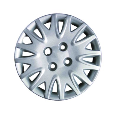 705-14 4 PEZZI.JPG Copricerchi Da 14" Pollici Compatibili Per Lancia Lancia Y Elefantino Blu Dal 2000 Al 2003 Articolo Non Origi