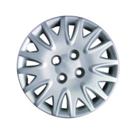 705-14 4 PEZZI.JPG Copricerchi Da 14" Pollici Compatibili Per Lancia Lancia Y Elefantino Blu Dal 2000 Al 2003 Articolo Non Origi