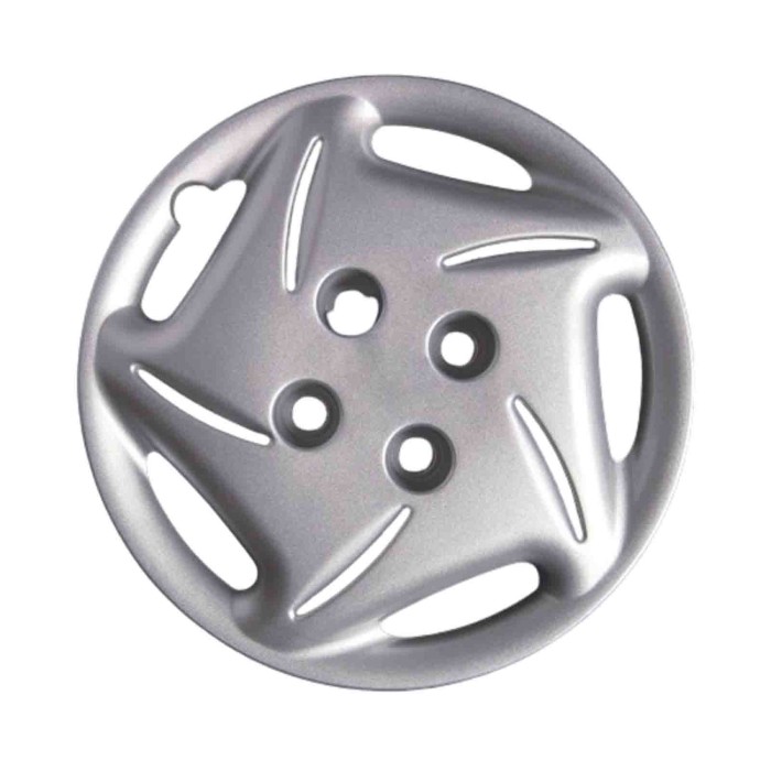 708-13 4 PEZZI.JPG Copricerchi Da 13" Pollici Compatibili Per Fiat Seicento Brush Dal 1998 Al 2010 Articolo Non Originale E Senz