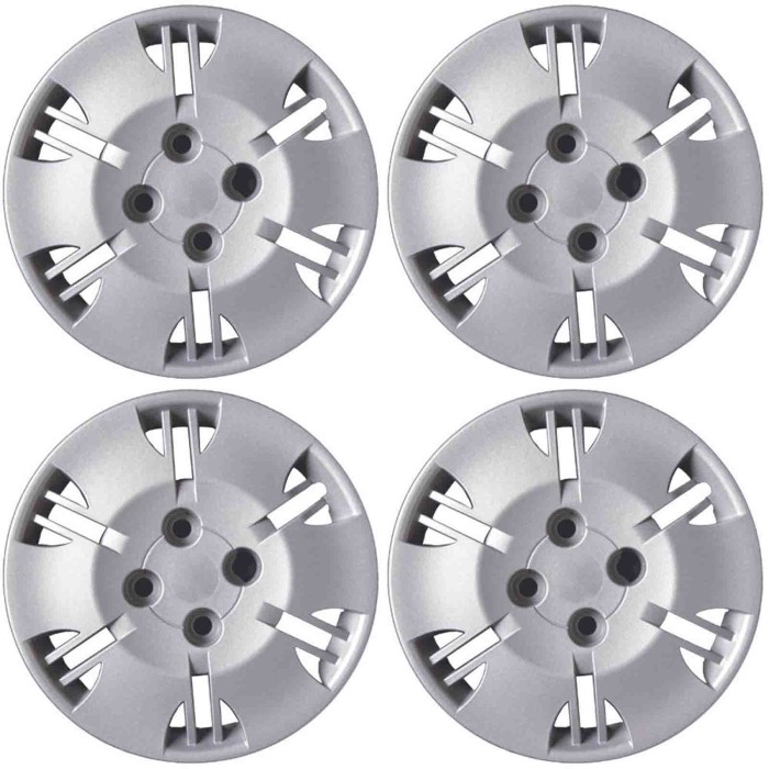 716-13.JPG Copricerchi Da 13" Pollici Compatibili Per Fiat Panda 2° Serie Dynamic Dal 2003 Al 2011 Articolo Non Originale E Senz