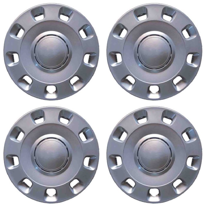 737-14.JPG Copricerchi Da 14" Pollici Compatibili Per Fiat Nuova 500 Dal 2007 Al 2015 Articolo Non Originale E Senza Logo