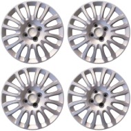 741-15.JPG Copricerchi Da 15" Pollici Compatibili Per Fiat Grande Punto Dal 2008 Al 2012 Articolo Non Originale E Senza Logo