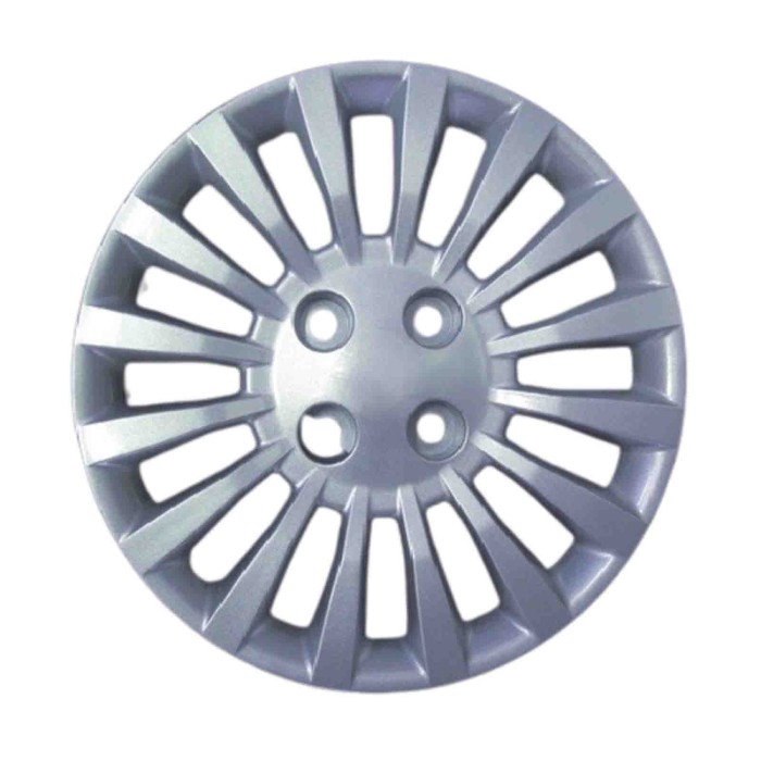 743-14 4 PEZZI.JPG Copricerchi Da 14" Pollici Compatibili Per Fiat Grande Punto Restyling Dal 2007 Al 2012 Articolo Non Original