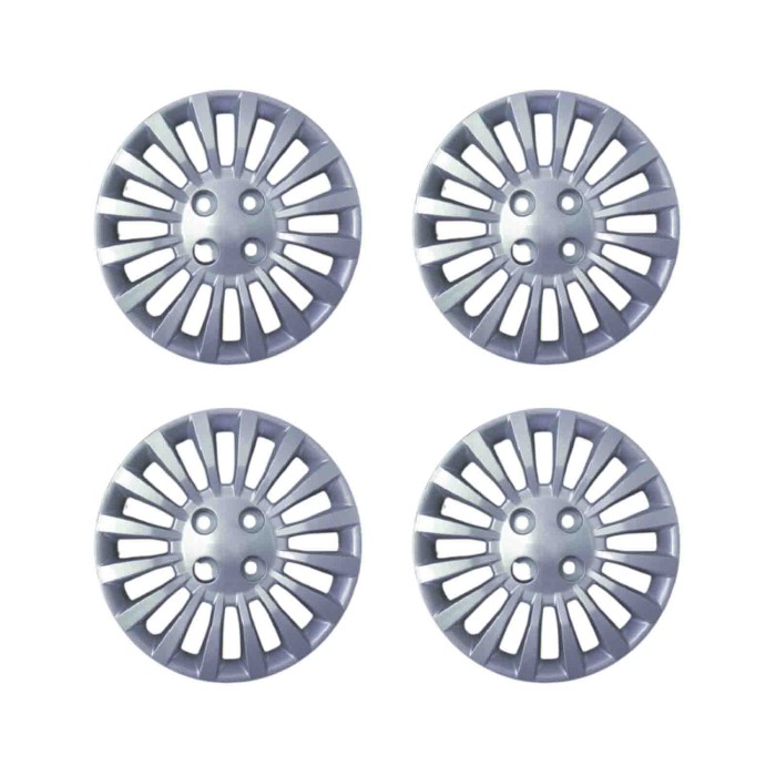 743-14.JPG Copricerchi Da 14" Pollici Compatibili Per Fiat Grande Punto Restyling Dal 2007 Al 2012 Articolo Non Originale E Senz