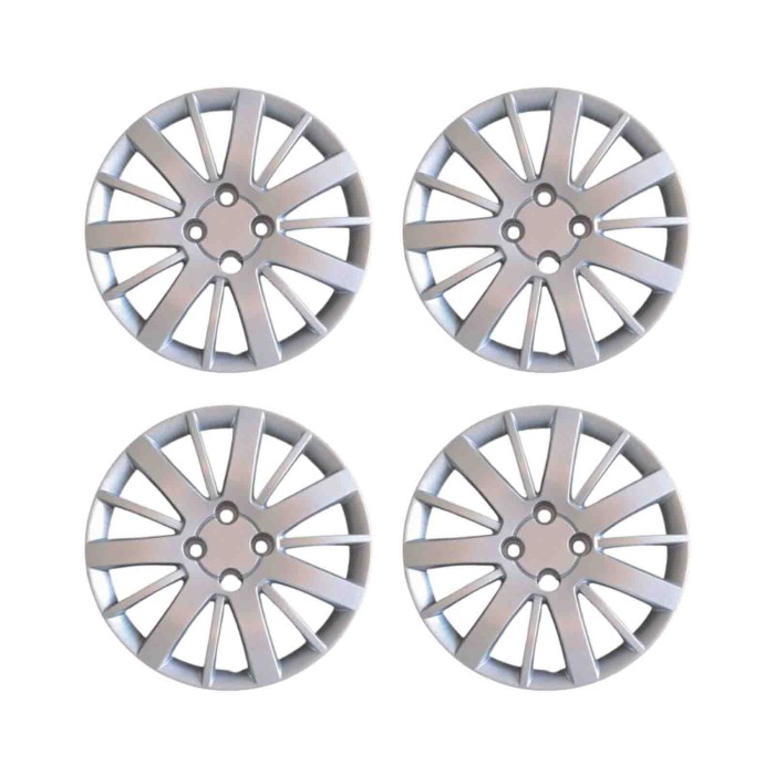 751-15.JPG Copricerchi Da 15" Pollici Compatibili Per Fiat Fiorino Dal 2009 Al 2016 - Fiat Qubo Dal 2009 Al 2020 Senza Logo