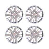 Copricerchi Da 15" Pollici Compatibili Per Fiat Fiorino Dal 2009 Al 2016 - Fiat Qubo Dal 2009 Al 2020 Senza Logo