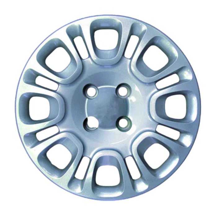 756-14 4 PEZZI.JPG Copricerchi Da 14" Pollici Compatibili Per Fiat Panda 3° Serie Dal 2012 Al 2025 Articolo Non Originale E Senz