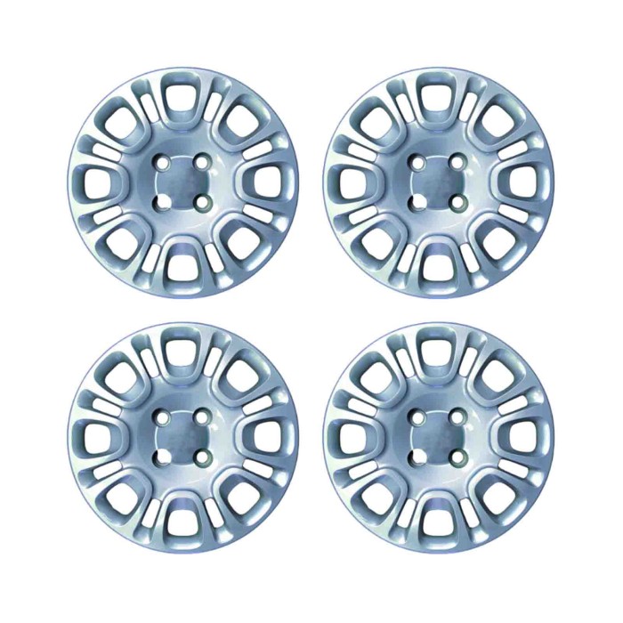 756-14.JPG Copricerchi Da 14" Pollici Compatibili Per Fiat Panda 3° Serie Dal 2012 Al 2025 Articolo Non Originale E Senza Logo