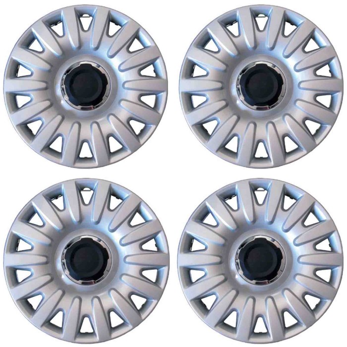 759-16.JPG Copricerchi Da 16" Pollici Compatibili Per Fiat 500L Dal 2012 Al 2017 Articolo Non Originale E Senza Logo