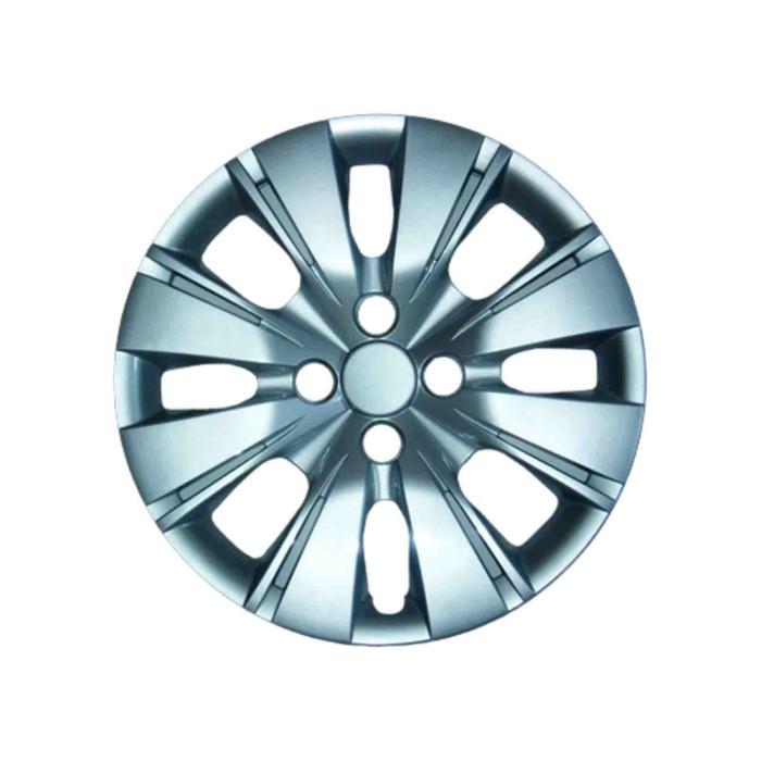 805-15 4 PEZZI.JPG Copricerchi Da 15" Pollici Compatibili Per Toyota Yaris 3° Serie Dal 2011 Al 2018 Articolo Non Originale E Se