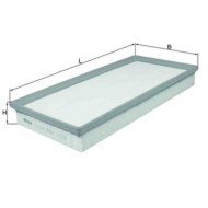 Filtro aria LX 1004 KNECHT per MERCEDES-BENZ