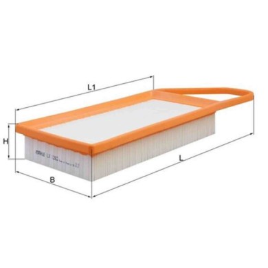 NEUTRO.jpg Filtro aria LX 1282 KNECHT per PEUGEOT CITROEN FORD TOYOTA MAZDA